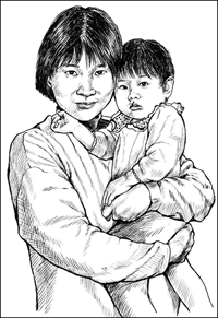 Image of mother and baby