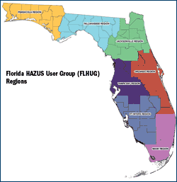 Graphic of FLHUG Regions