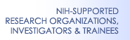 NIH Research Organizations Investigators and Trainees