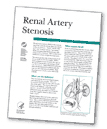 Thumbnail of NKUDIC fact sheet entitled “Renal Artery Stenosis.”