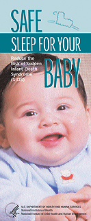 Babies Sleep Safer on Their Backs - brochure cover