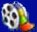 vidio icon: picture of a small film wheel