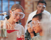 Students in Science Class