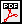 PDF icon: Black PDF on a small black square