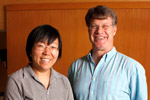 Principal Investigator Bennett Van Houten, Ph.D., and Postdoctoral Fellow Hong Wang, Ph.D.