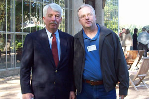 NIEHS grantee Phil Landrigan, left, and colleague Donald Dudley