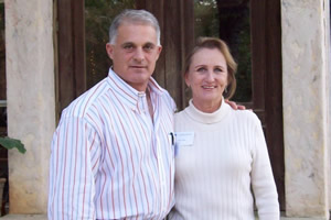 CEHI Executive Director Janie Fields, right, with CEHI Board Member and NASA Astronaut David Wolfe, M.D.