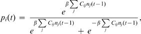 A mathematical equation, expression, or formula that is to be displayed as a block (callout) within the narrative flow. The name of referred object is pcbi.1000091.e026.jpg