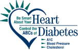 Be Smart About Your Heart. Control the ABCs of Diabetes. campaign logo