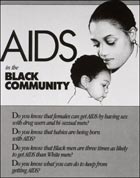 Poster: AIDS in the Black Community 