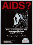 Poster: Ketahui-lah Tentang Penyakit AIDS.