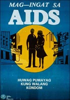 Poster: Mag-Ingat Sa AIDS.