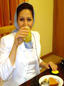 Sanaa Ibrahim can eat and drink again, thanks to an NINDS study.