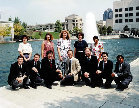 Dr. Martin's lab at Indiana University (1994)