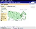 Image of CDC's Diabetes Data & Trends website