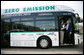 President George W. Bush listens to AC Transit Employee Jamie Levin while standing in the doorway of a bus powered by fuel cell technology during a tour of the California Fuel Cell Partnership in West Sacramento, California, Saturday, April 22, 2006. White House photo by Eric Draper