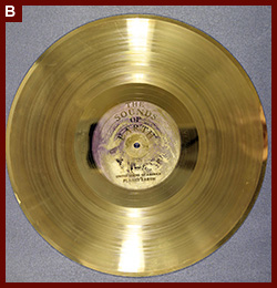 “Sounds of Earth” gold disc was a 2007 selection to the National Film Registry. 1977