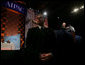 Vice President Dick Cheney addresses the American Israel Public Affairs Committee (AIPAC) 2007 Policy Conference as a U.S. Secret Service agent stands by Monday, March 12, 2007 in Washington, D.C. White House photo by David Bohrer