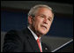 President George W. Bush speaks on health care Monday, May 1, 2006, during an address at the Washington Hilton Hotel. The President told the audience, "The best way to reform this health care system is to preserve the system of private medicine. to strengthen the relationship between doctors and patients, and make the benefits of private medicine more affordable and accessible for all our citizens." White House photo by Paul Morse