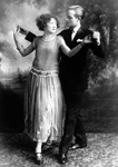 a young Bob Hope and an early dance partner, Mildred Rosenquist, in 1923