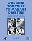 Working Together to Manage Diabetes: A Guide for Pharmacy, Podiatry, Optometry, and Dental Professionals publication cover
