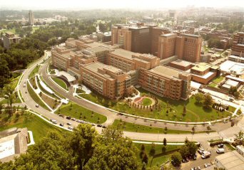 Aerial View of the Clinical Research Center