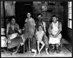 Bud Fields and his family...Alabama. 1935 or 1936.