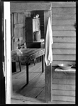 Washstand in the Dog Run and Kitchen of Floyd Burroughs' Cabin.