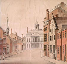A view of the Federal Hall of the City of New York, as appeared in the year 1797