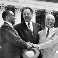 George E.C. Hayes, Thurgood Marshall, and James Nabrit
