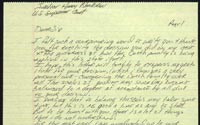 Letter of Bruce Callins to Justice Harry Blackmum