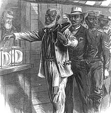 The first vote drawn by A.R. Waud