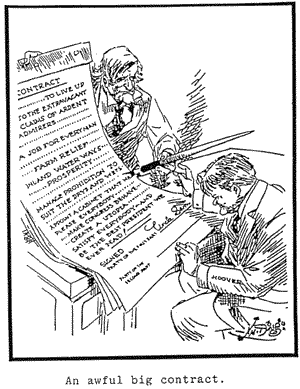 Ding Darling cartoon, 11/10/1928