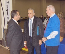 Council Director Mangano (center) shown here with Hartford Mayor Eddie Perez (left) and William Farley, Chair, Journey Home 10 Year Plan and President, CBRE, Connecticut