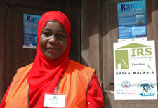 Photo of Zanzibar Ministry of Health Worker, Jamila Hassan. 