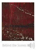 Image: Pat Steir, American, born 1940 Red Cascade, 1996–97 oil on canvas, 30 1/8 x 30 1/8 in. Dorothy and Herbert Vogel Collection