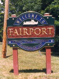 The Village of Fairport's municipal utility is a NYPA customer.