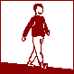 image of person walking