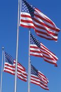 4 US flags
