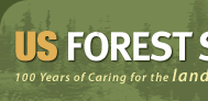 Logo of the US Forest Service, Caring for the Land and Serving the People