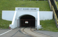 Portal of the Safety Research Coal Mine