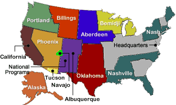 National I H S Area Map