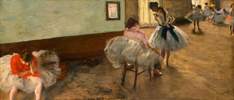 Edgar Degas, The Dance Lesson, c. 1879