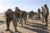 U.S. Marines participate in the combat marksmanship program.