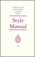Cover of the 2000 U.S. Government Printing Office Style Manual.