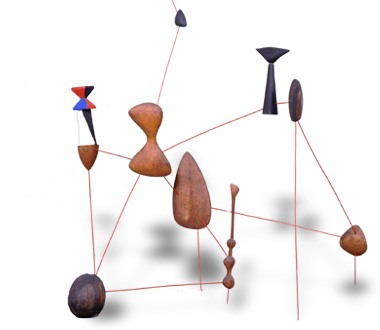 Vertical Constellation with Bomb by Alexander Calder