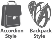 Photo of bag designs that do not provide clear X-ray images