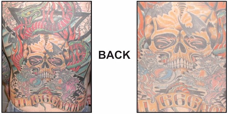 Paul Eischeid - Back Tattoos