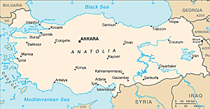 Map of Turkey