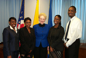Click for enlarged picture of Dr. Duke with Emerging Leaders